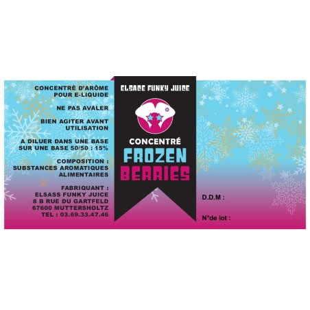Concentré Frozen Mix Berries 30ml Concentré Frozen Mix Berries 30ml